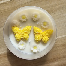 Load image into Gallery viewer, Yellow Butterfly Candle Bowl
