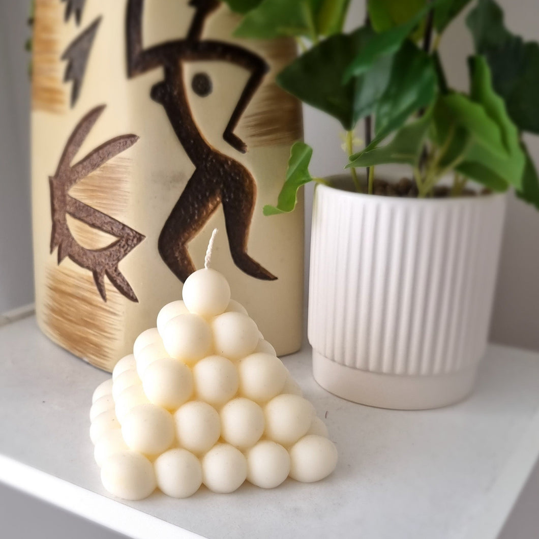 Pyramid Bubble Candle